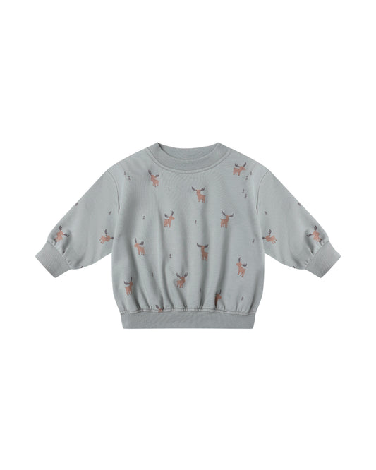 Quincy Mae Relaxed Sweatshirt Moose