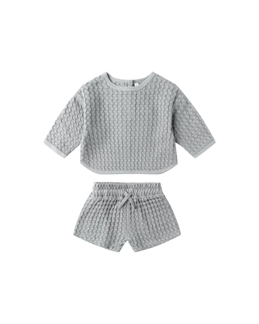 Quincy Mae Flynn Set Steel Blue