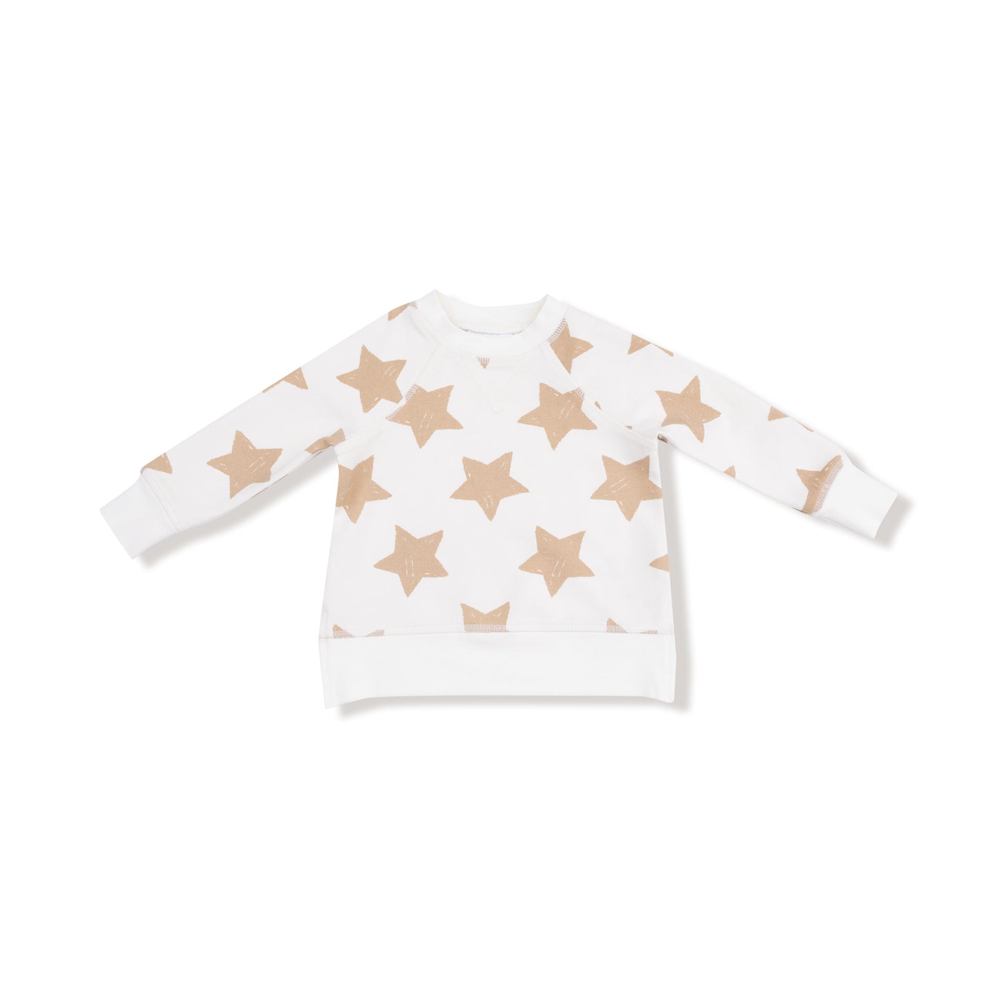 Angel Dear Raglan Sweatshirt + Jogger Set French Terry Stars