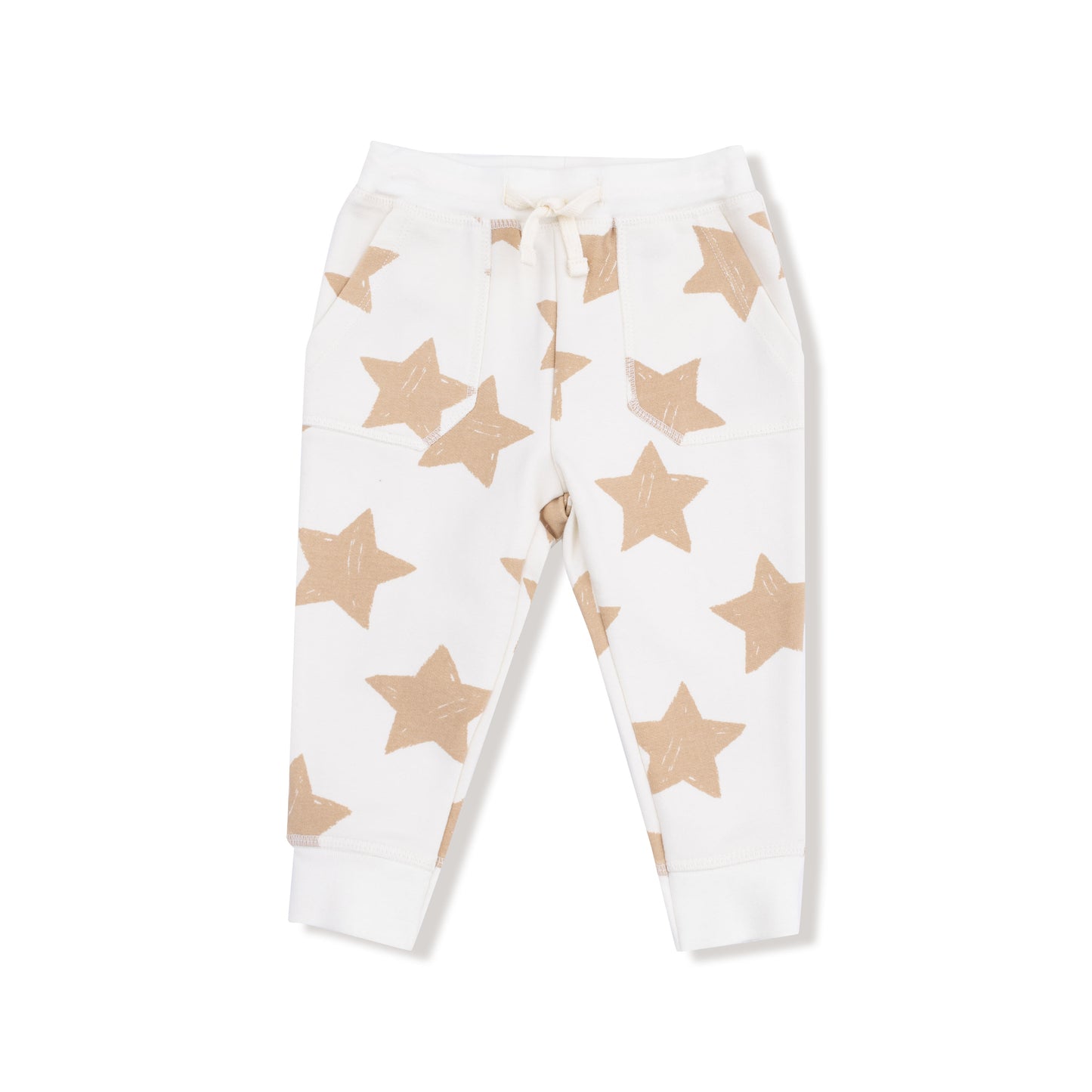 Angel Dear Raglan Sweatshirt + Jogger Set French Terry Stars
