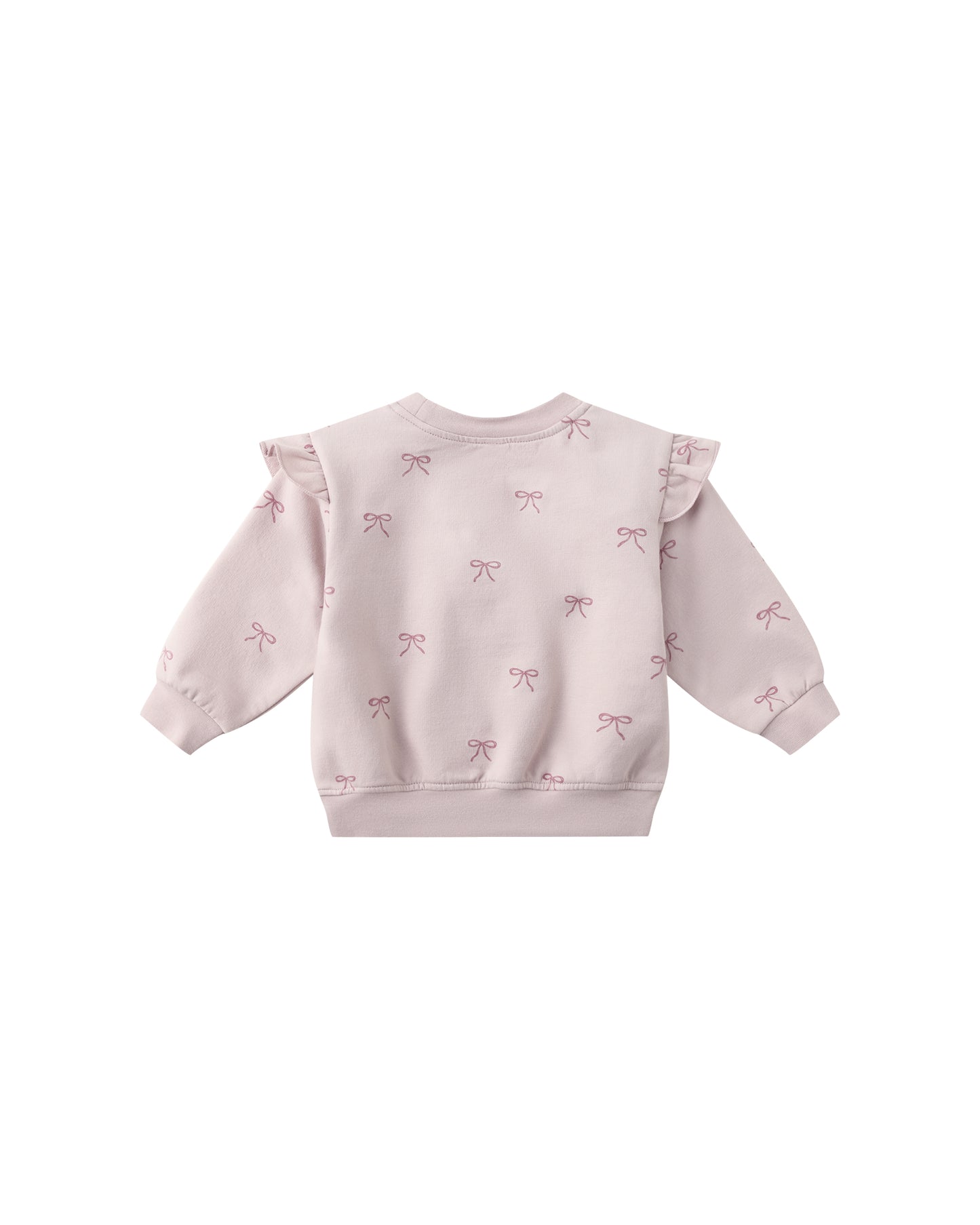 Quincy Mae  Ruffle Fleece Sweatshirt Bows