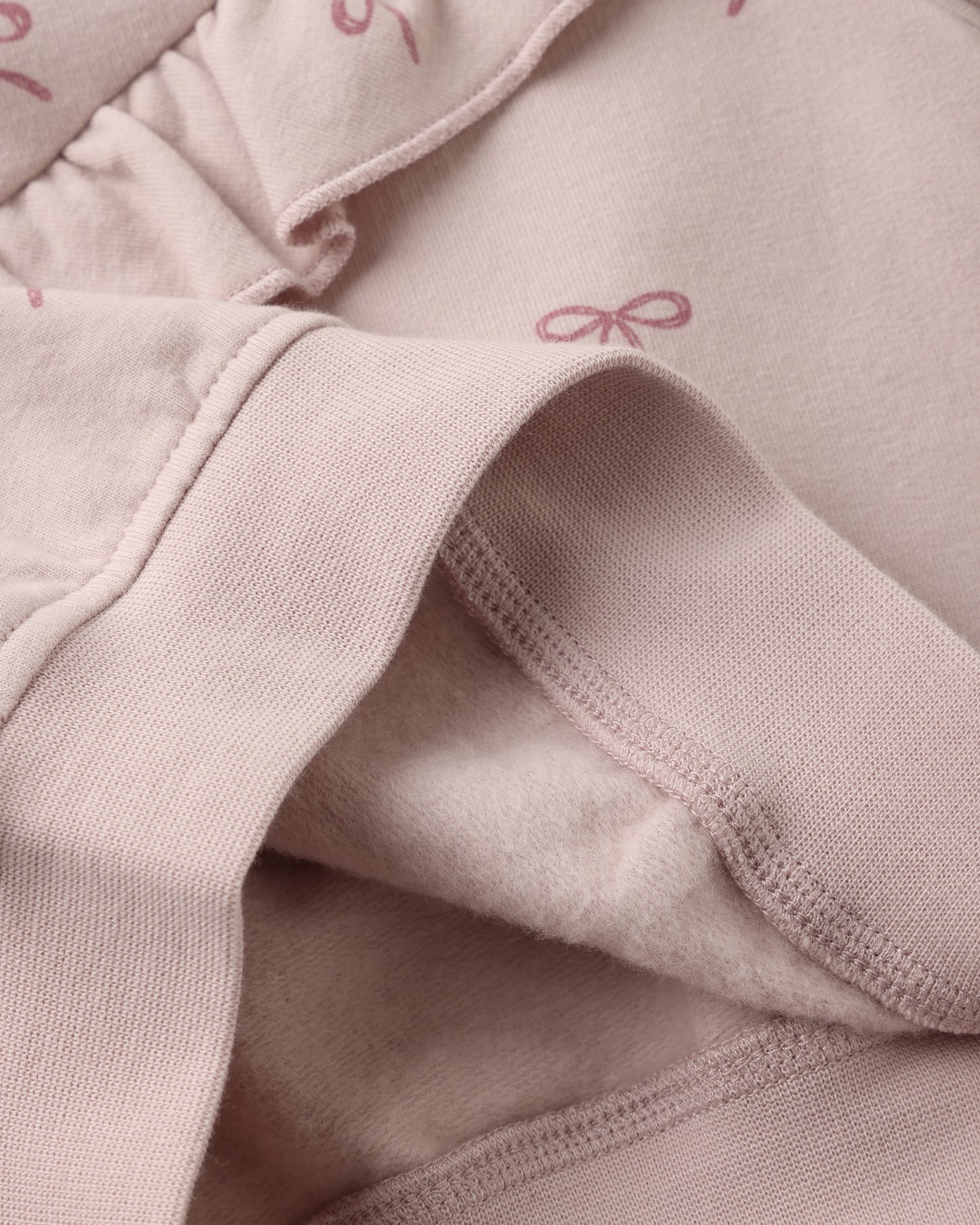 Quincy Mae  Ruffle Fleece Sweatshirt Bows