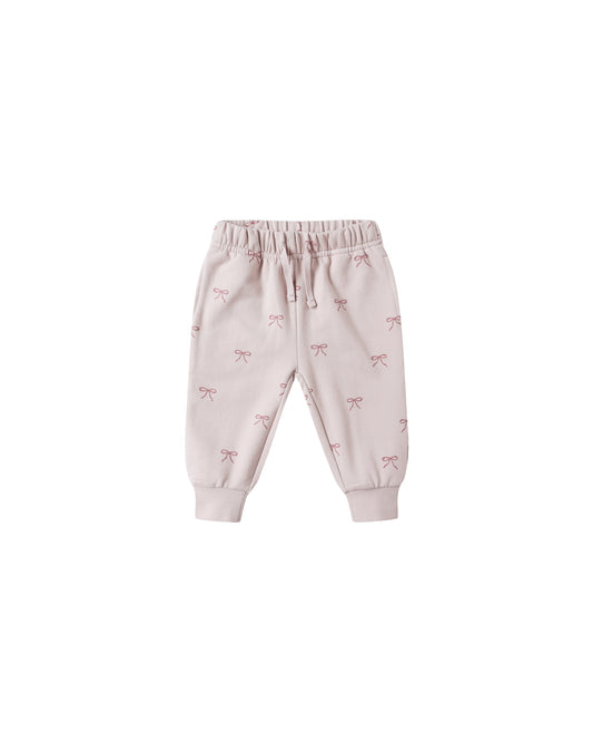 Quincy Mae Relaxed Fleece Sweatpant Bows