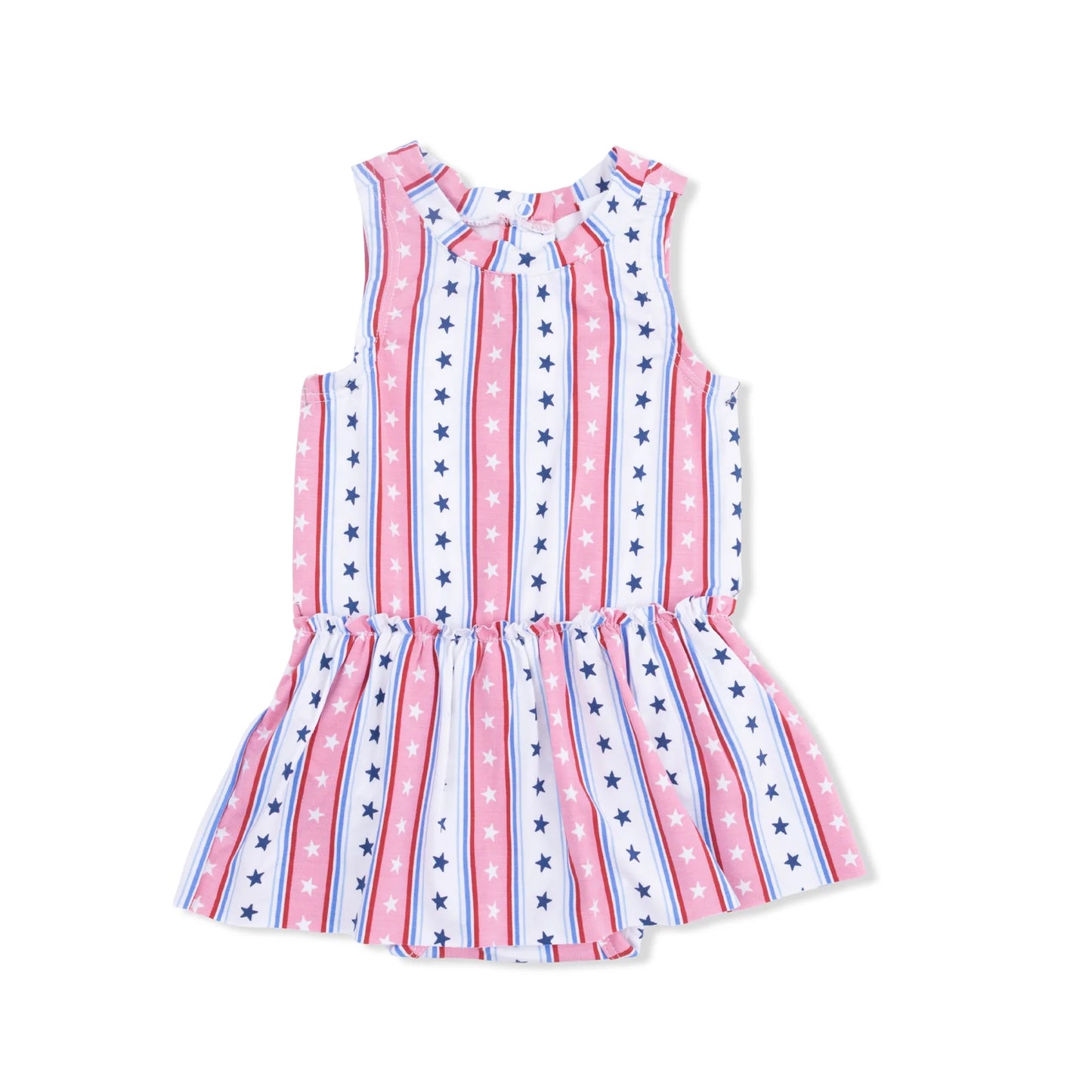 Angel Dear Stars and Stripes Skirted Bodysuit