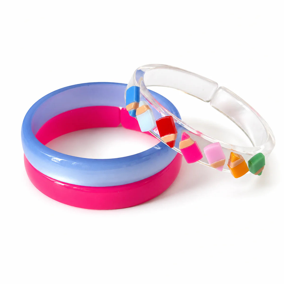 Lilies & Roses Pencils Vibrant Bangles
