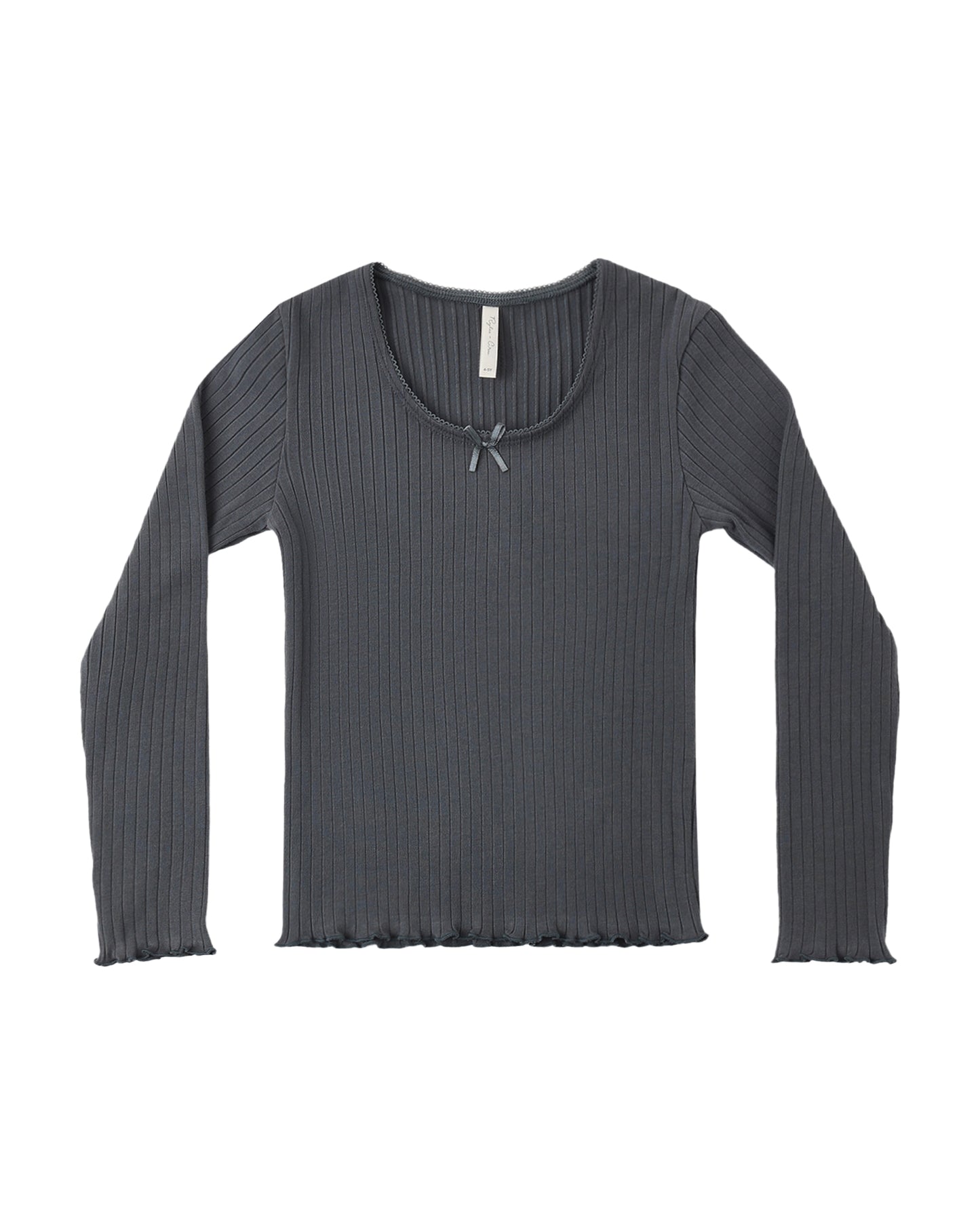 Rylee + Cru Ribbed Long Sleeve Midnight