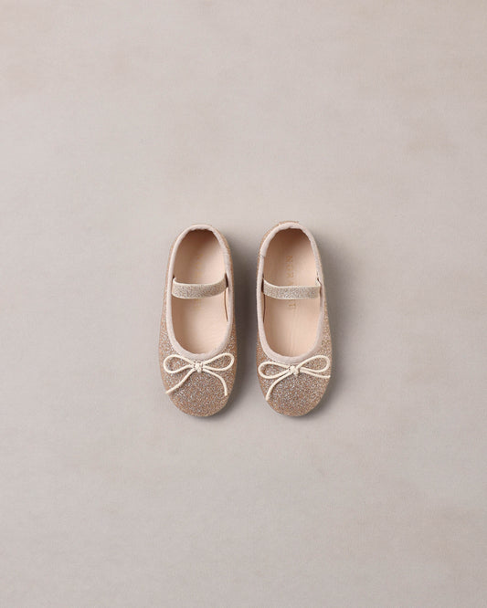 Noralee Ballet Flats Rose Gold Shimmer
