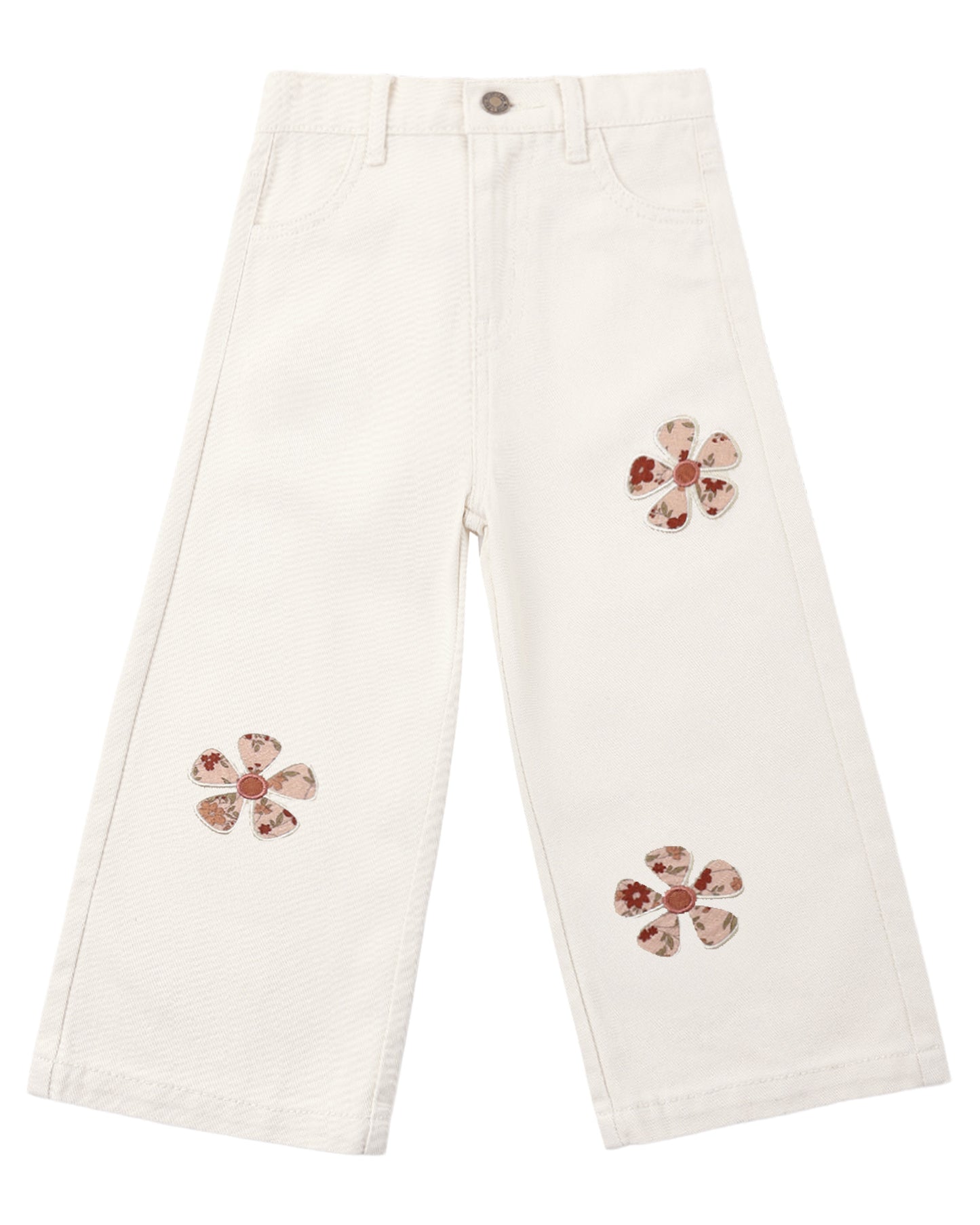 Rylee + Cru Straight Leg Pant Daisy Patches