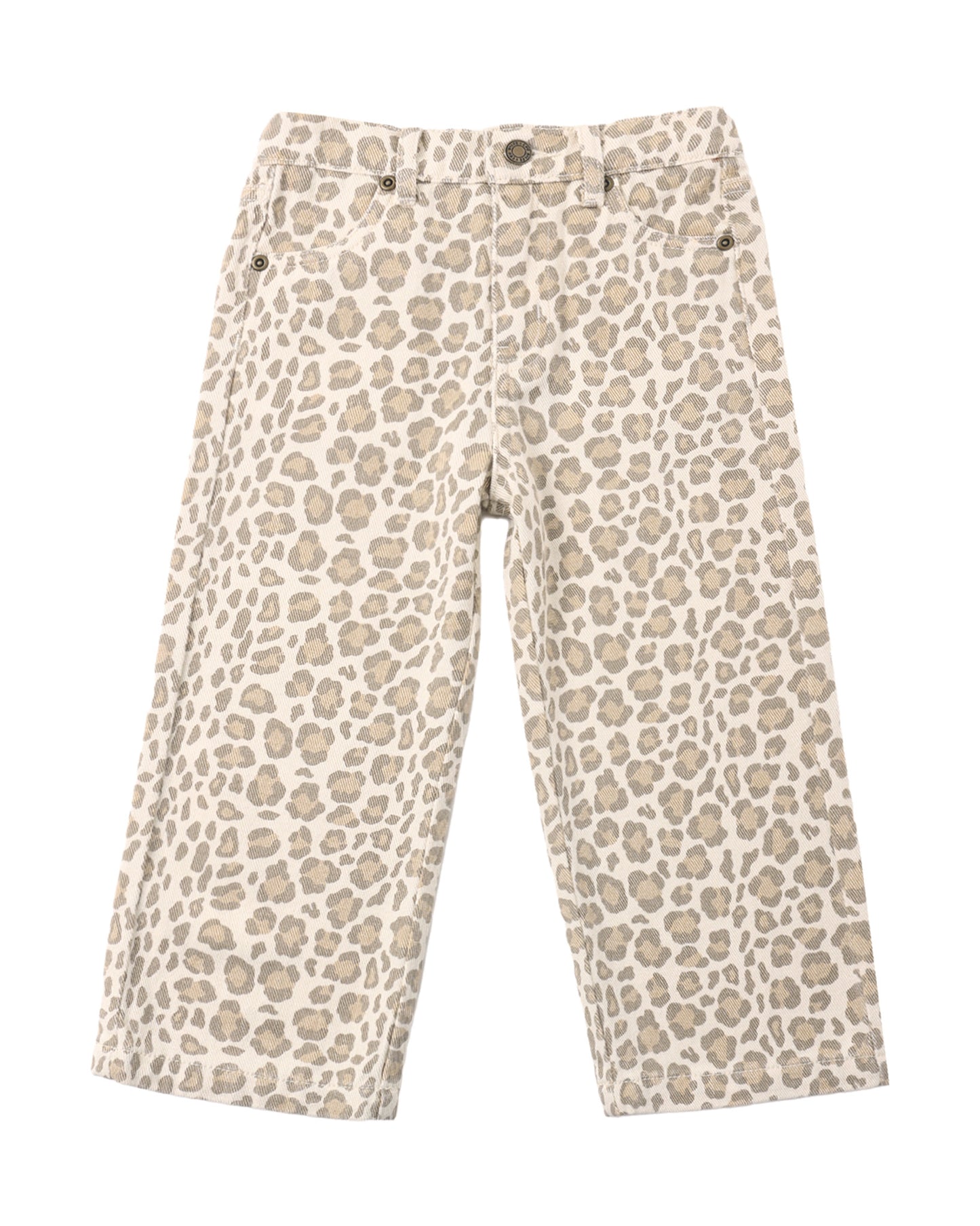 Rylee + Cru Straight Leg Pant Leopard