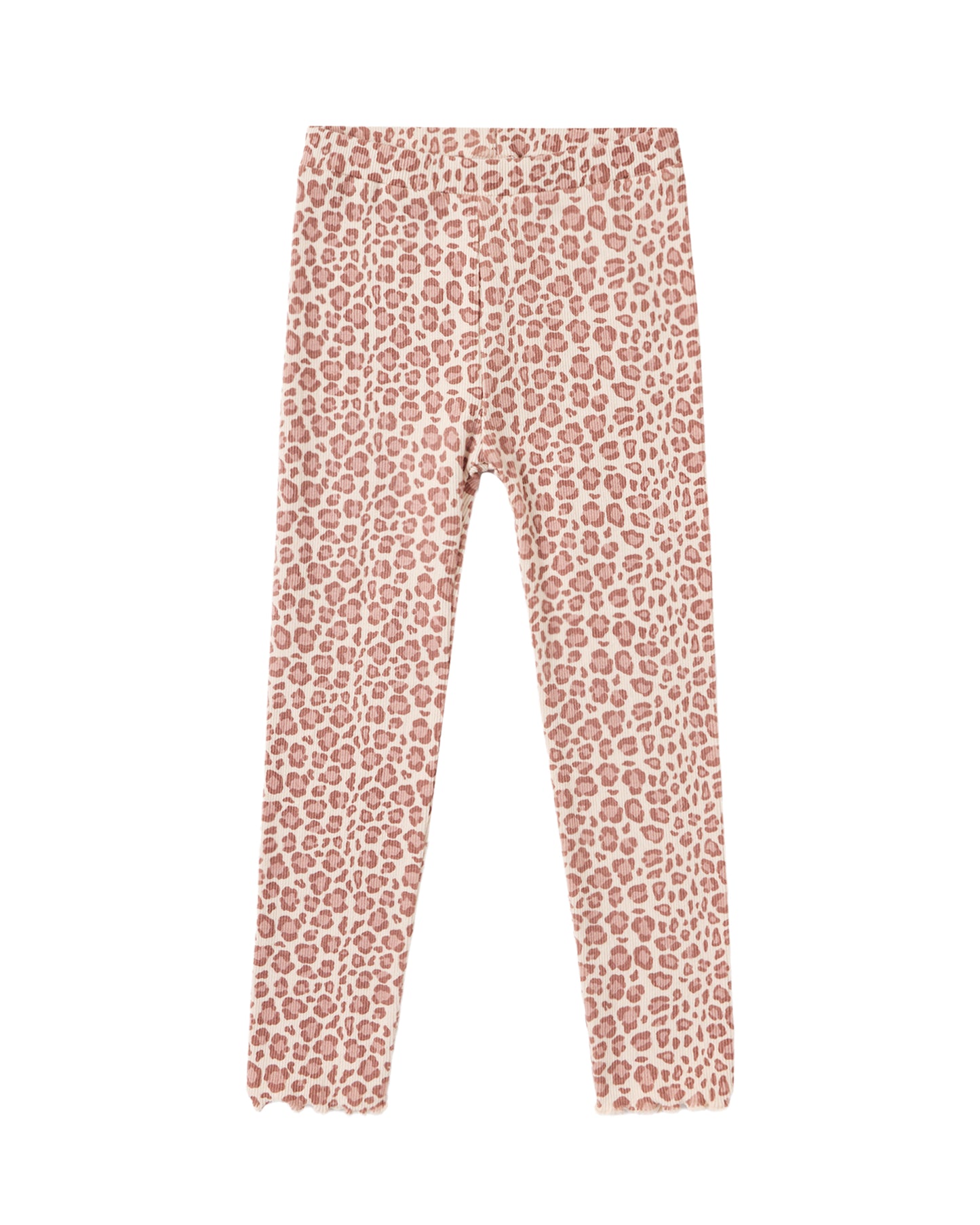 Rylee + Cru Coast Ribbed Legging Pink Leopard