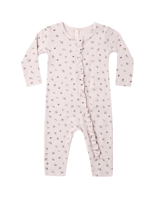 Quincy Mae Ruffle Jumpsuit Heart Ditsy