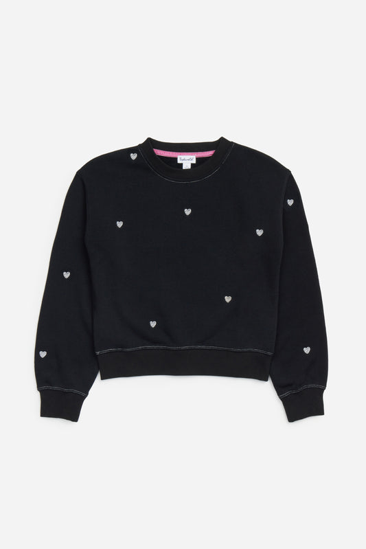 Splendid Little Love Sweatshirt Black