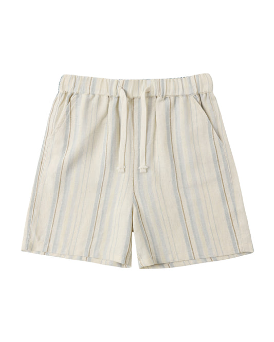 Rylee + Cru Perry Short Sea Stripe Natural