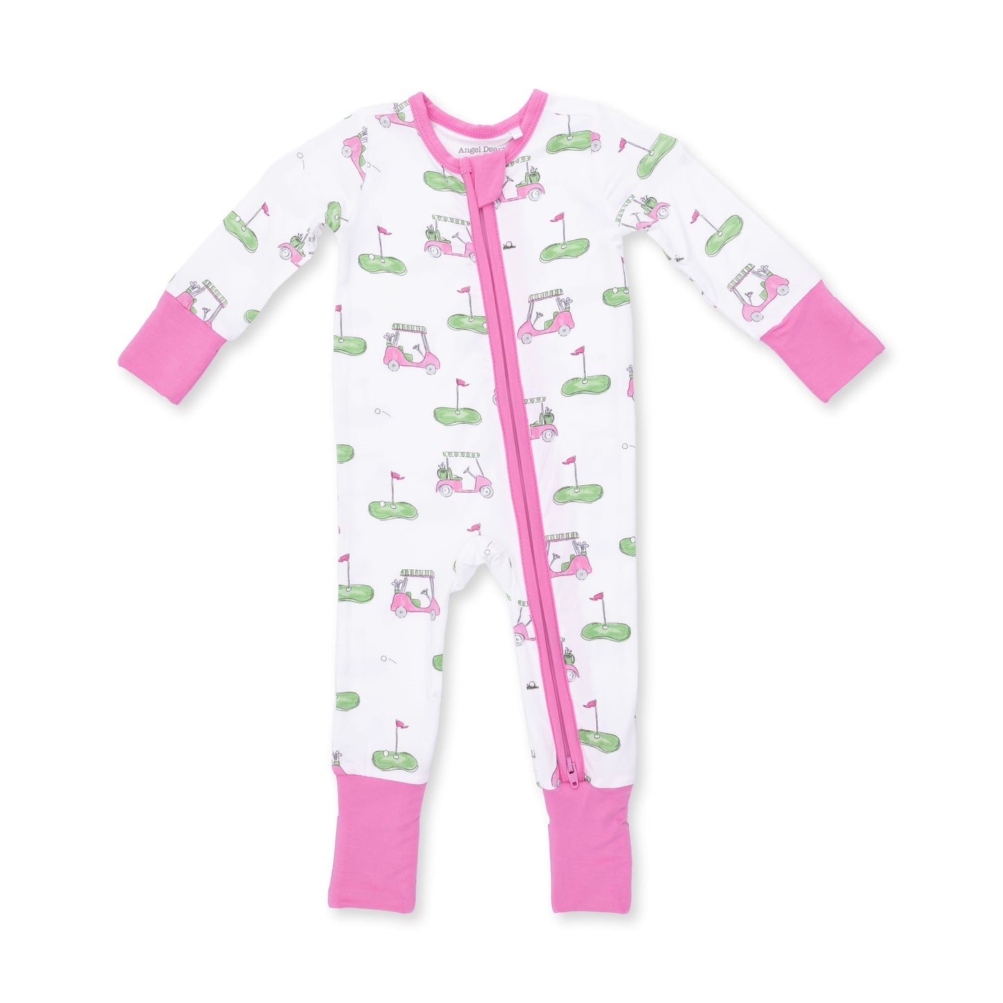 Angel Dear Golf Carts Pink - Convertible Romper
