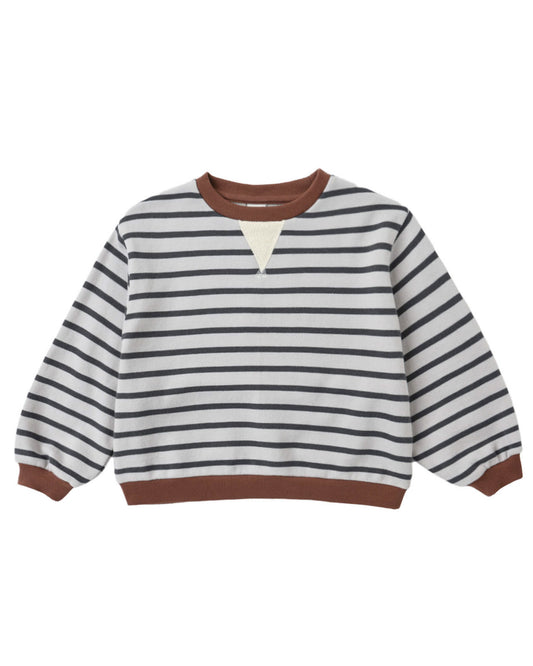 Rylee + Cru Legend Sweatshirt Midnight Stripe
