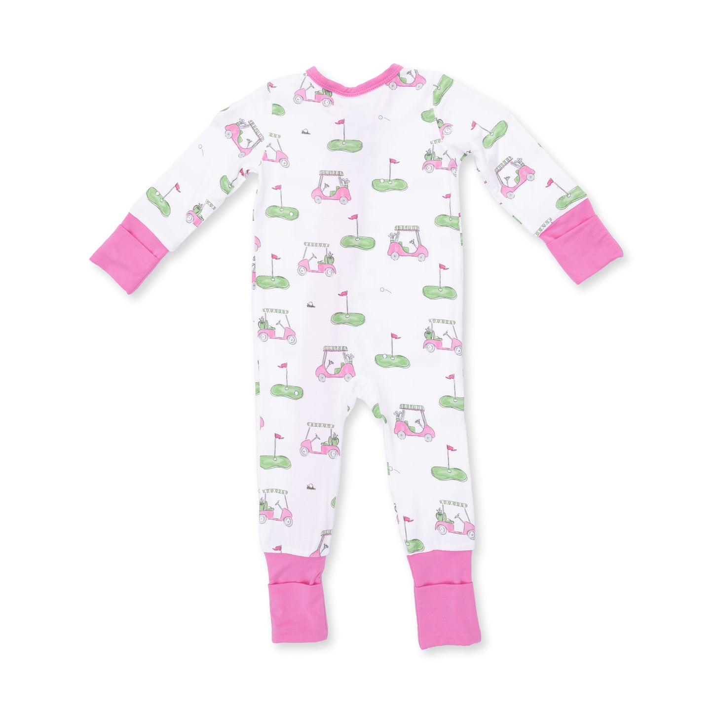 Angel Dear Golf Carts Pink - Convertible Romper