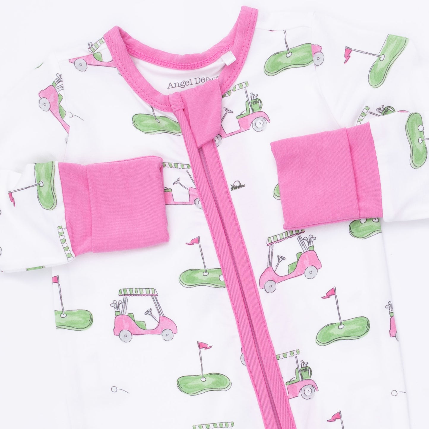 Angel Dear Golf Carts Pink - Convertible Romper
