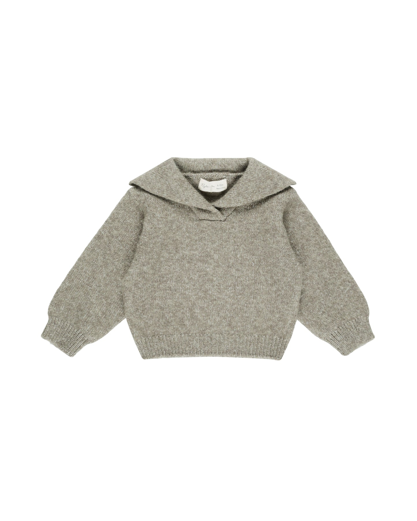 Rylee + Cru Cash Pullover Heathered Laurel