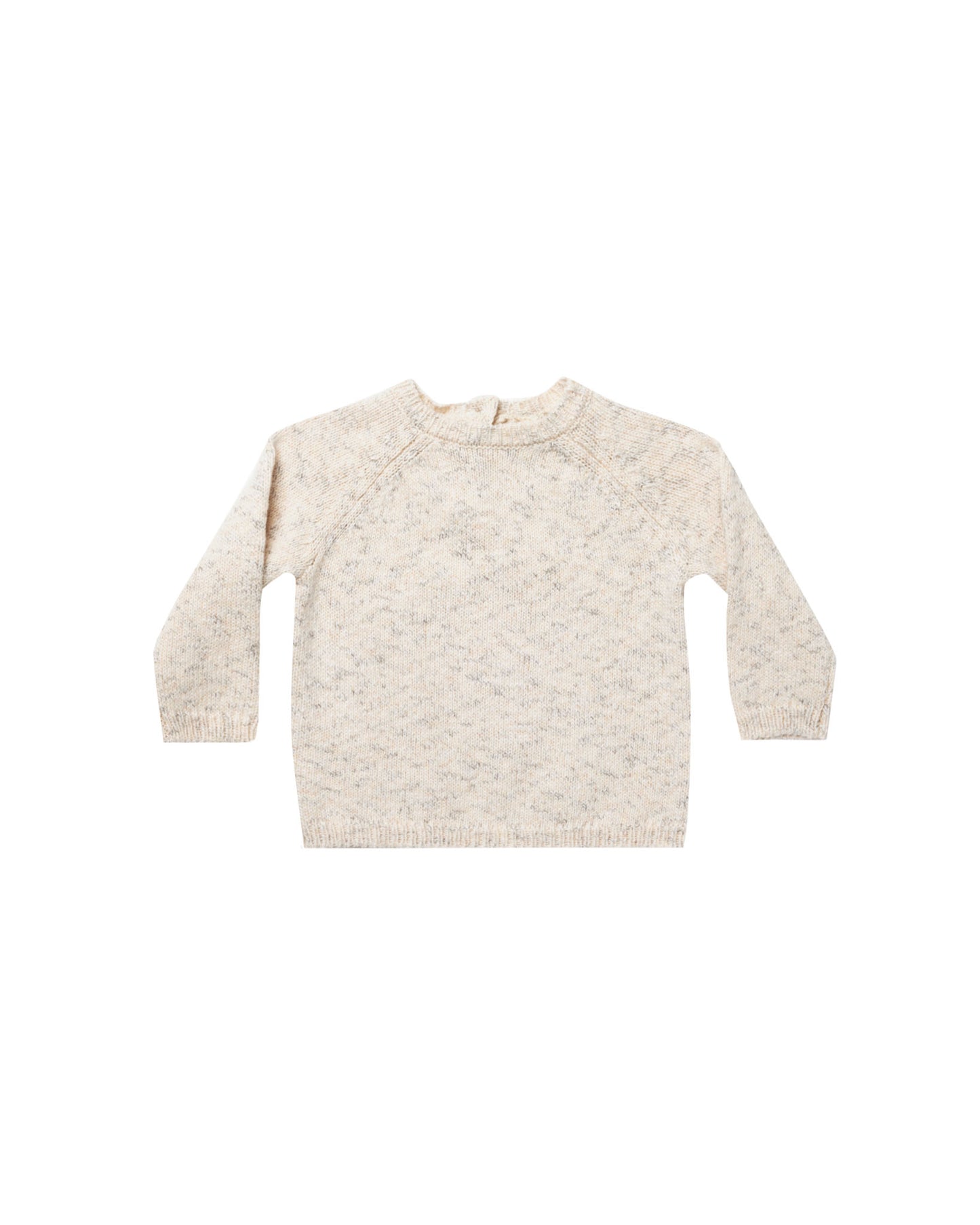 Quincy Mae Speckled Knit Sweater Natural