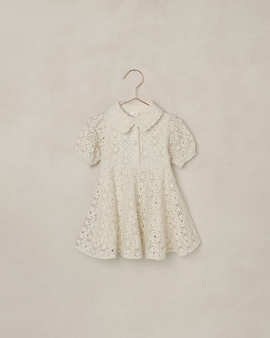 Noralee Sara Dress Eyelet Ivory