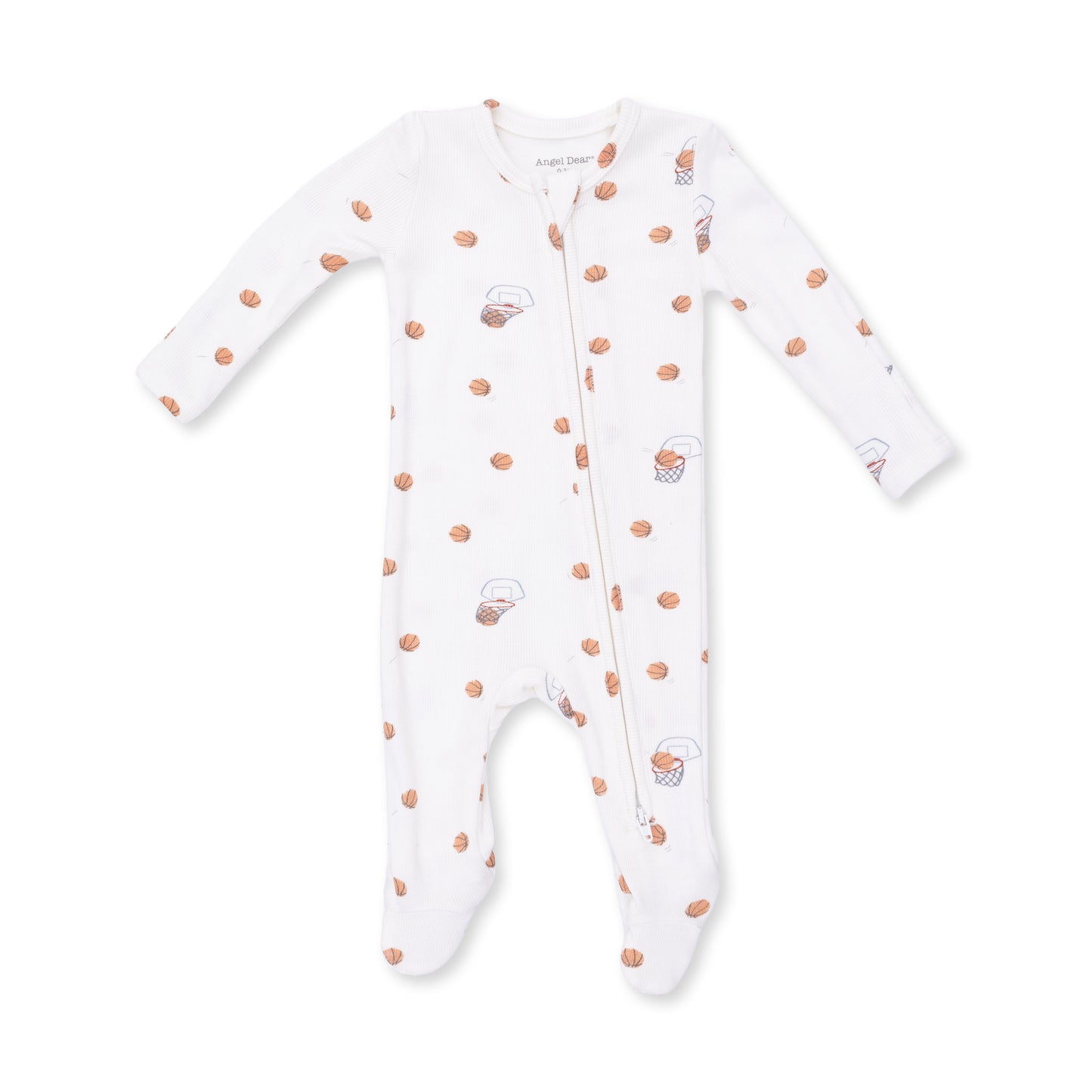Angel Dear Mini Basketballs - 2 Way Zipper Footie