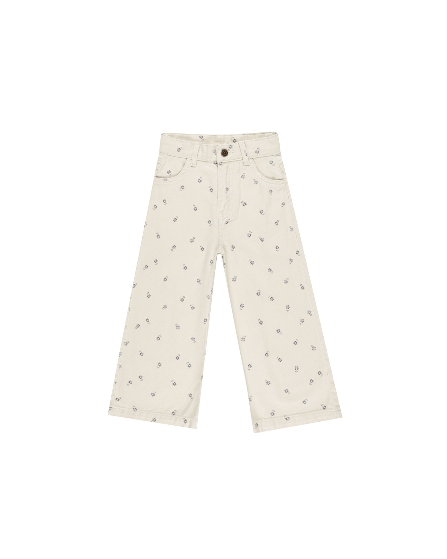 Rylee + Cru Straight Leg Pant Blue Daisy