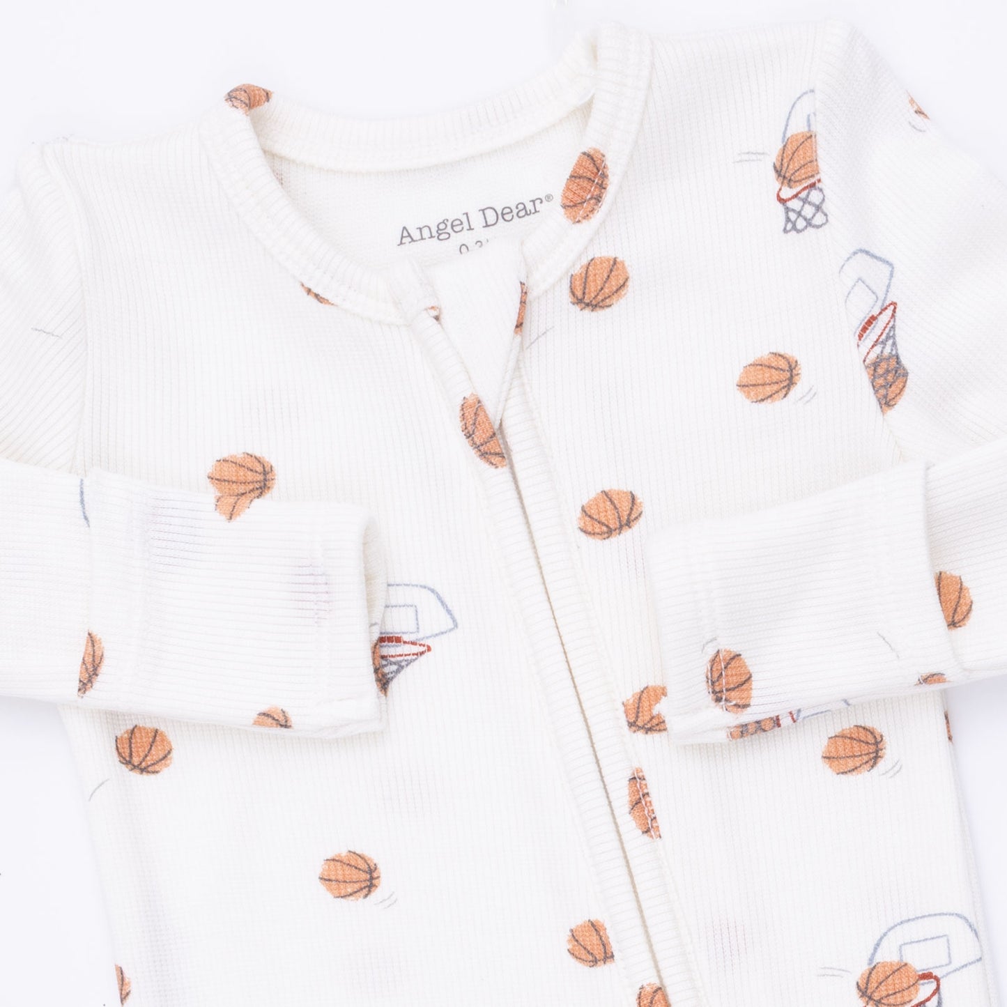 Angel Dear Mini Basketballs - 2 Way Zipper Footie