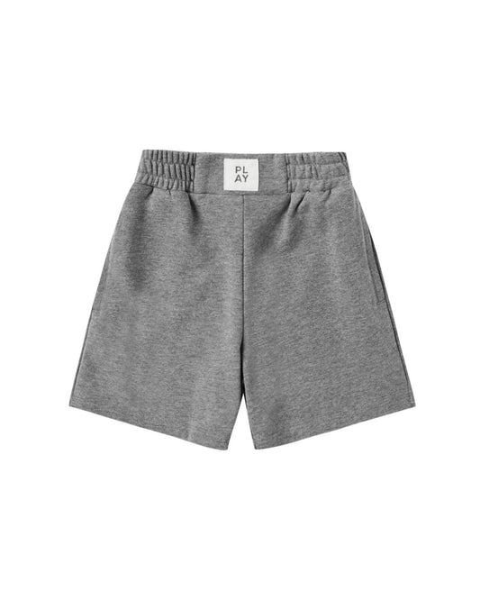 Rylee + Cru Boxing Short Dark Heathered Grey