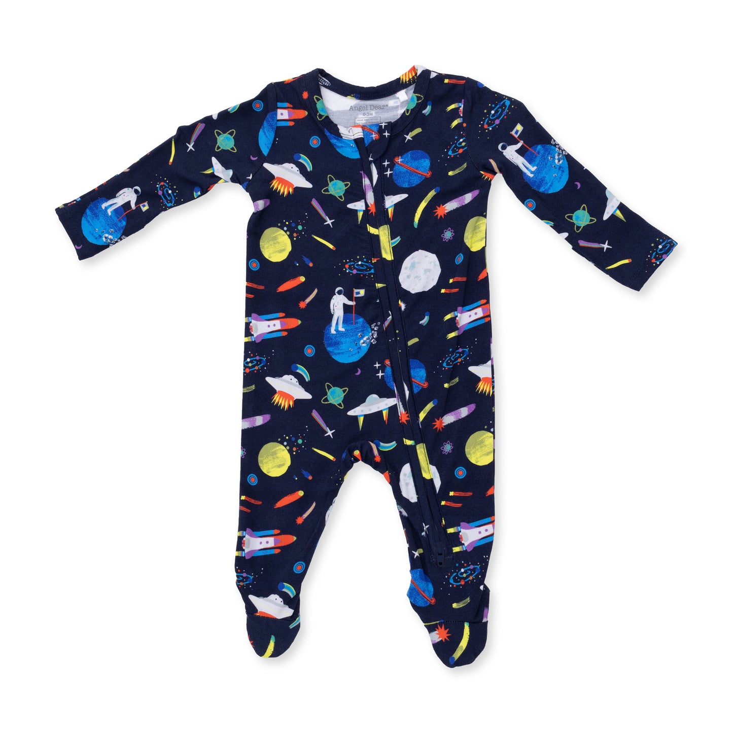 Angel Dear Astronaut and Rockets - 2 Way Zipper Footie