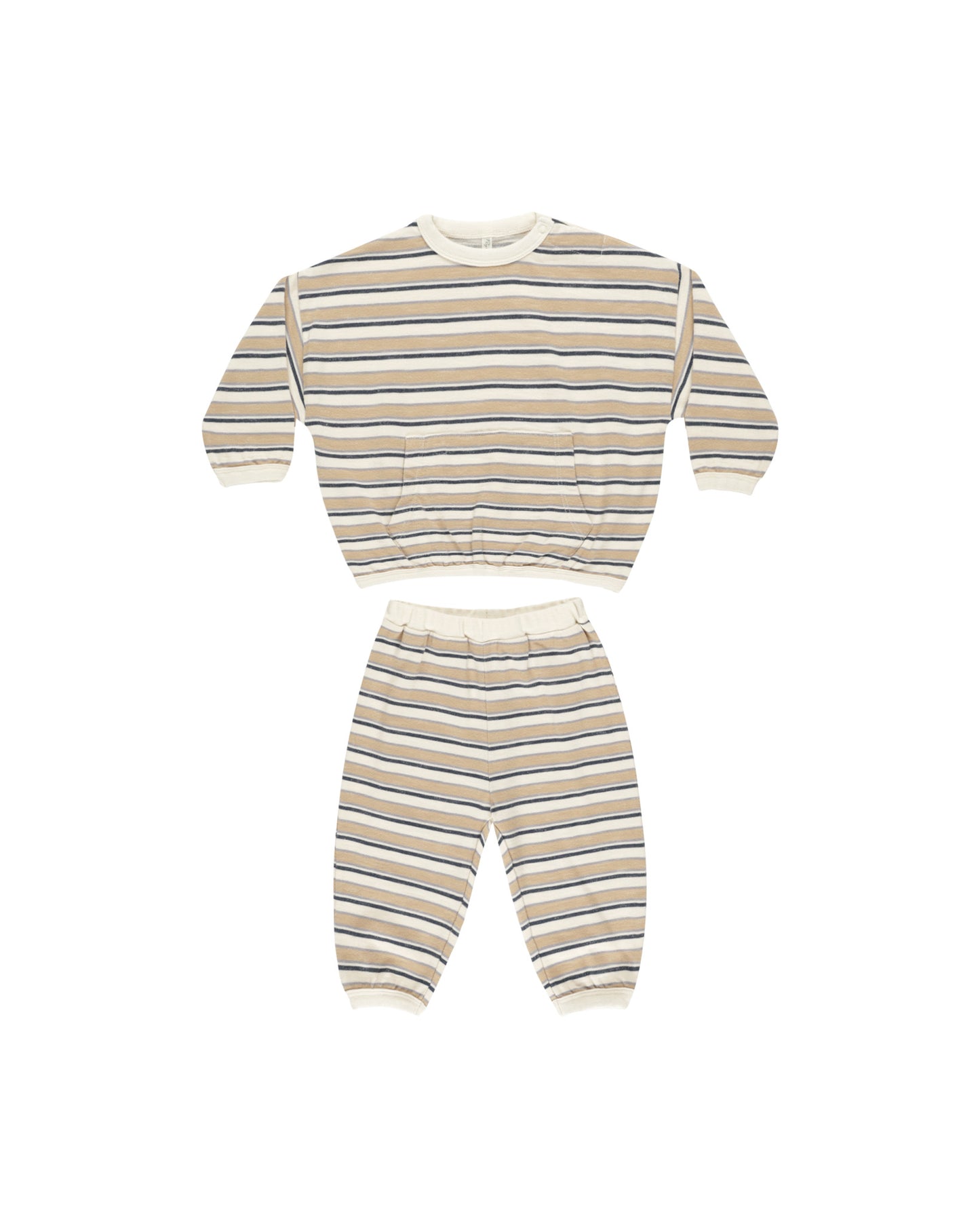 Rylee + Cru Relaxed Set Blue Vintage Stripe