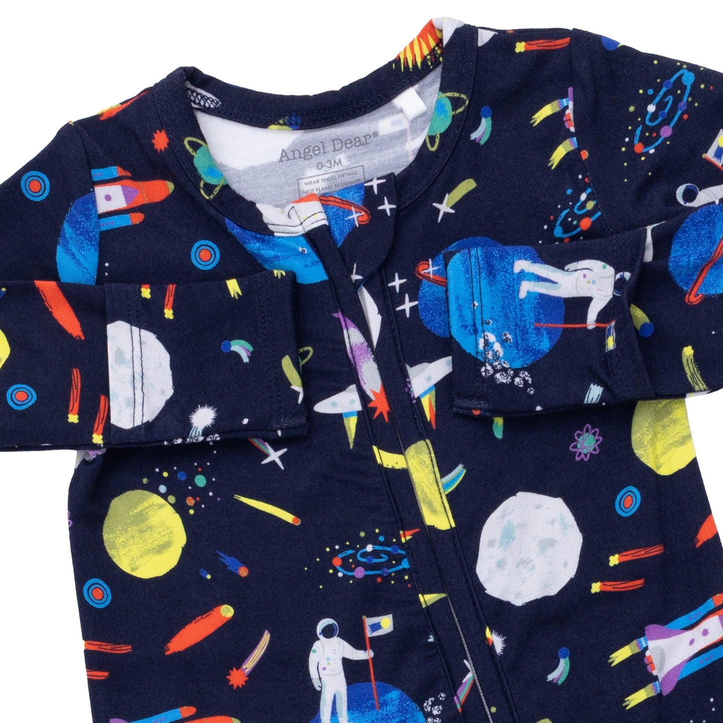 Angel Dear Astronaut and Rockets - 2 Way Zipper Footie