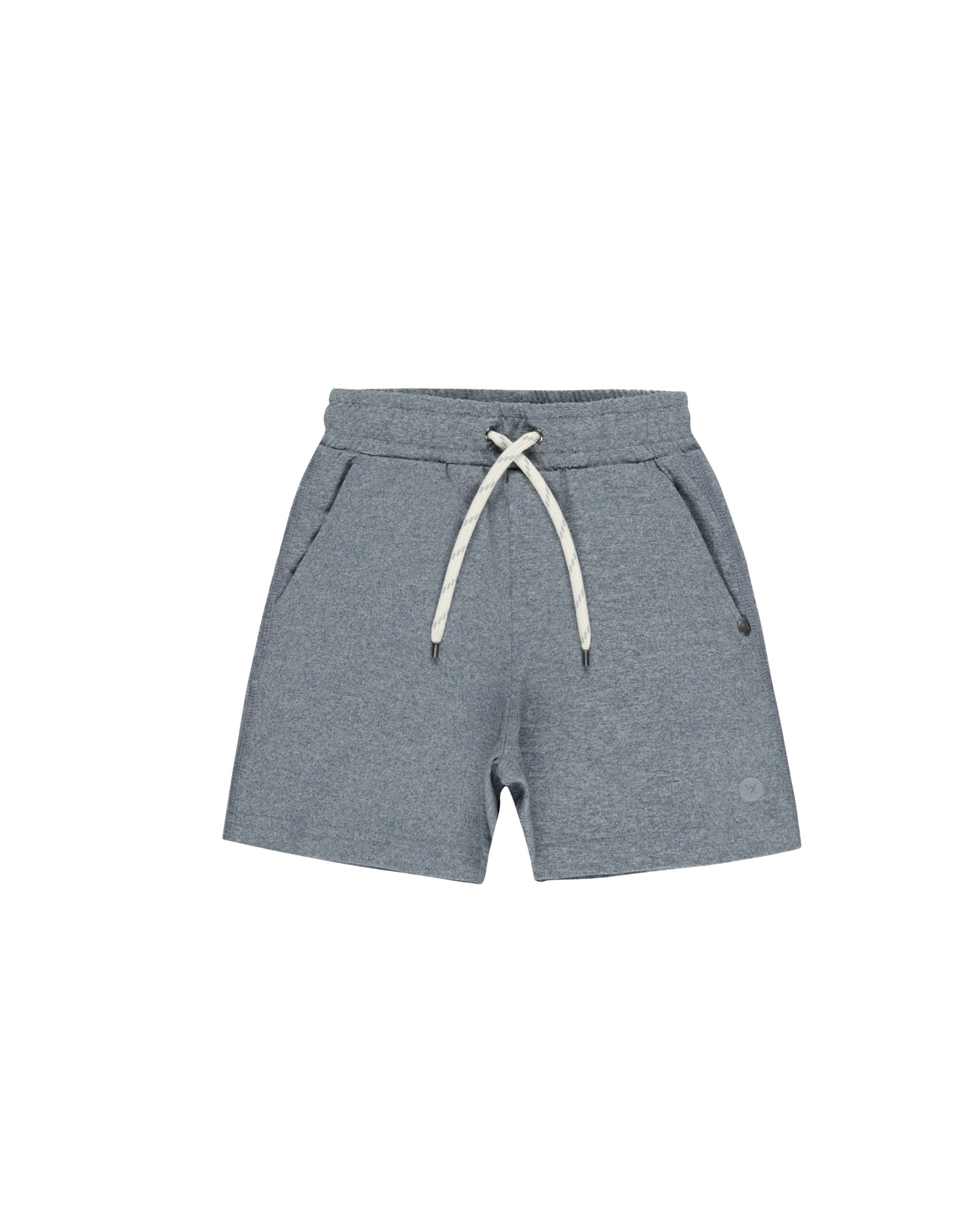 Rylee + Cru Oceanside Tech Short Heathered Indigo