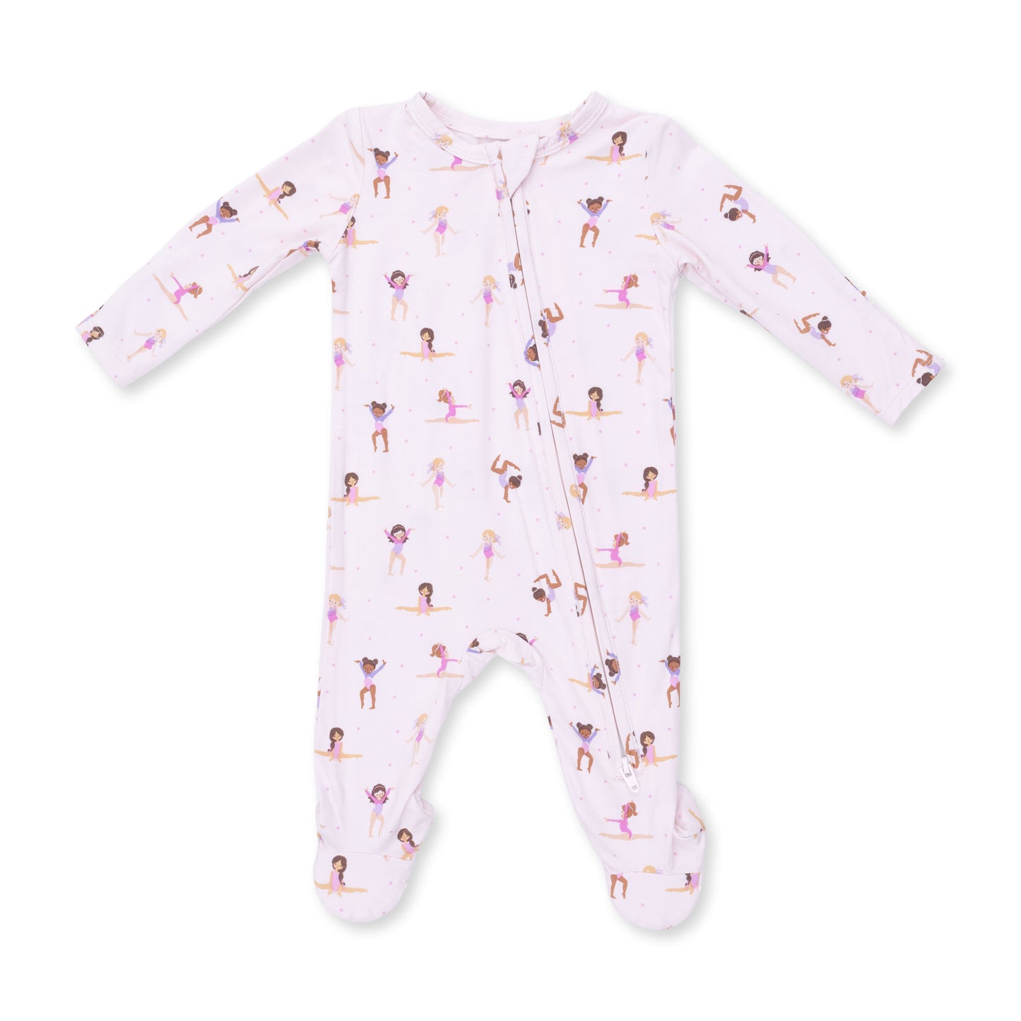 Angel Dear Tiny Tumblers - 2 Way Zipper Footie