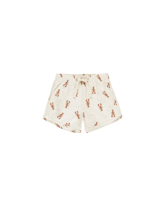 Rylee + Cru Swim Trunk Lobsters Natural