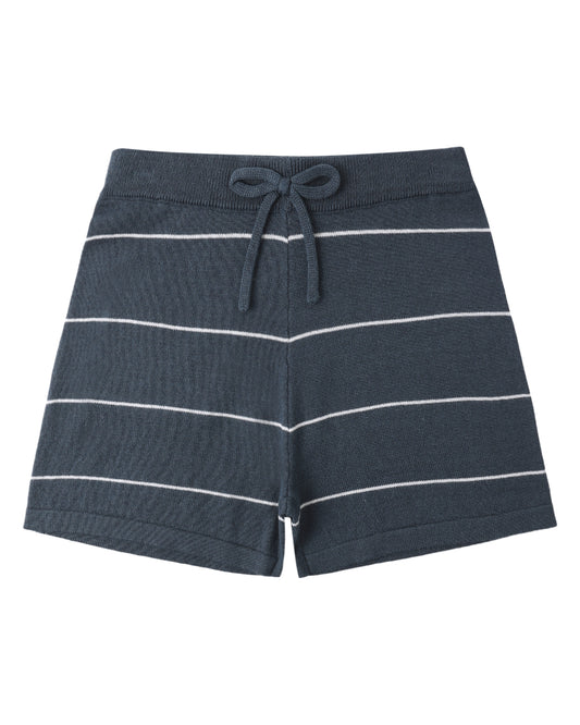 Rylee + Cru Chandler Knit Short Navy Stripe