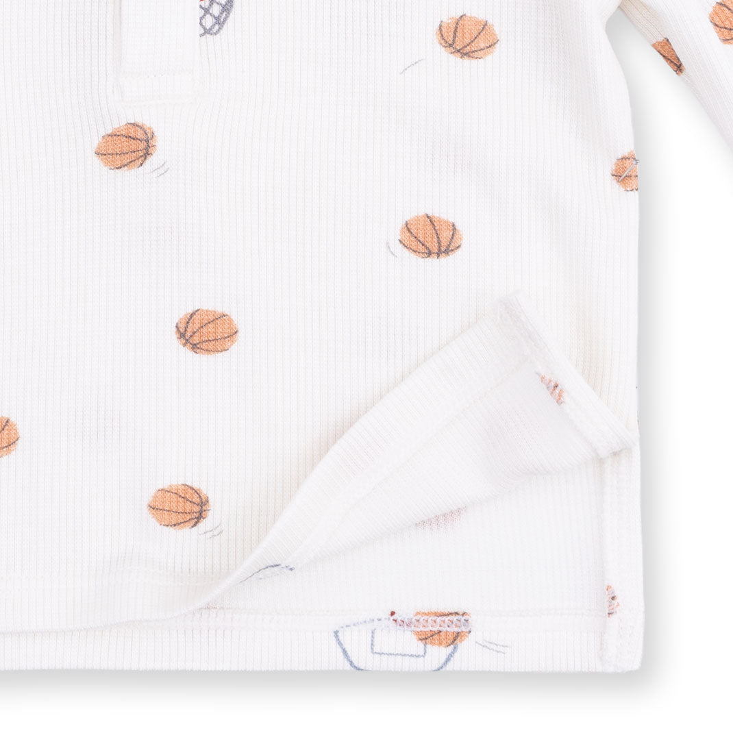 Angel Dear Mini Basketballs - Long Sleeve Henley Play Set