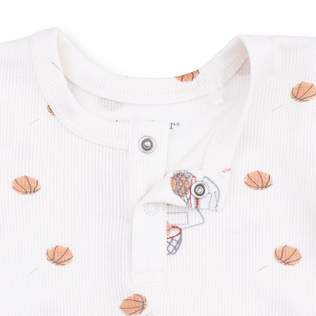 Angel Dear Mini Basketballs - Long Sleeve Henley Play Set
