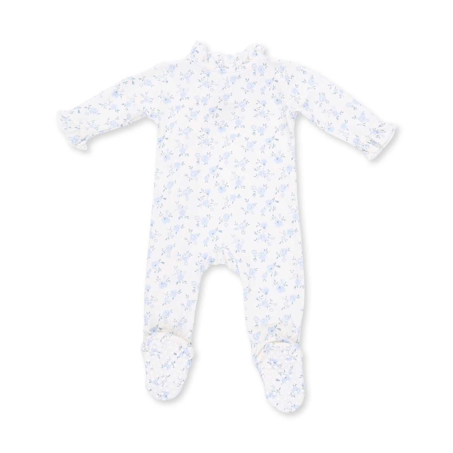 Angel Dear Rose Briar - Kimono Ruffle Snap Footie