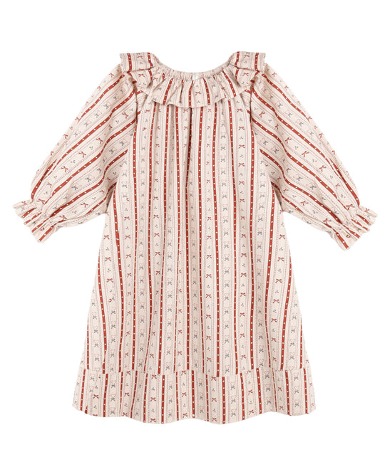 Rylee + Cru Girl's Nightgown Candy Cane Lane
