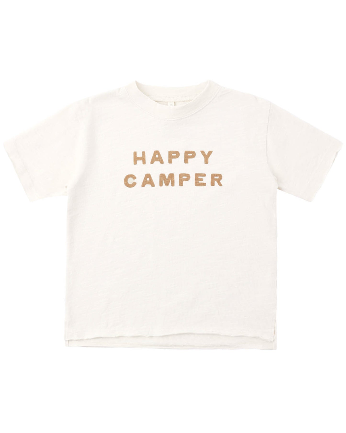 Rylee + Cru Raw Edge Tee Happy Camper