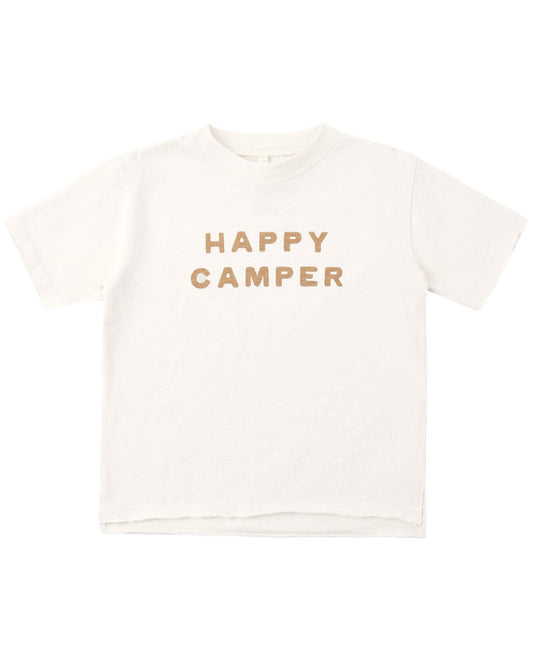 Rylee + Cru Raw Edge Tee Happy Camper