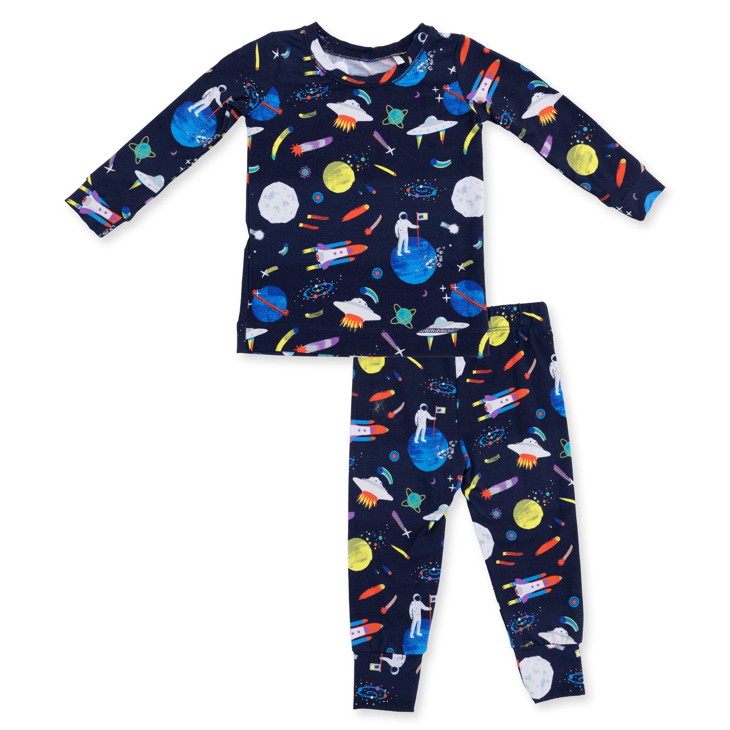Angel Dear Astronaut and Rockets - Long Sleeve Loungewear Set