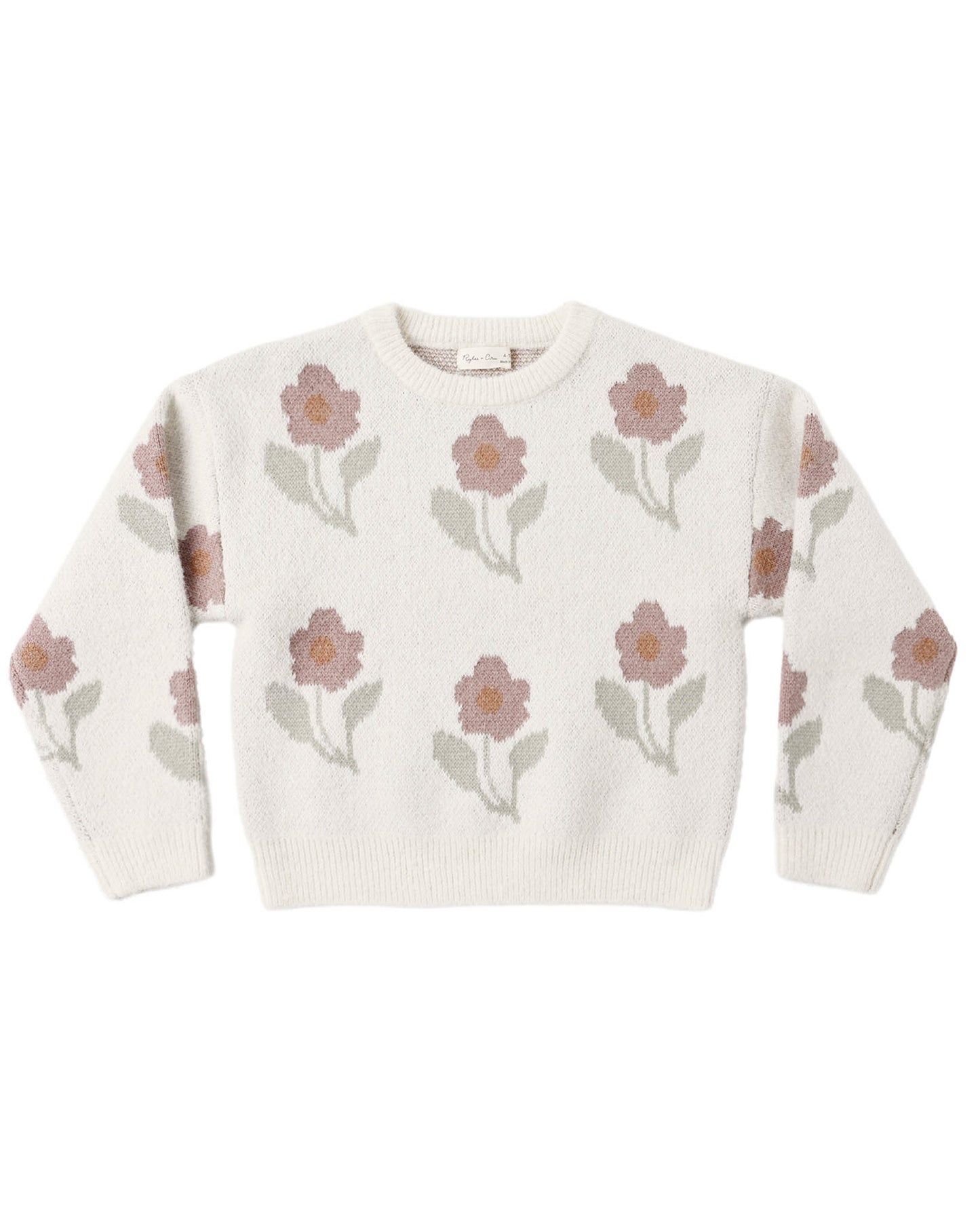 Rylee + Cru Aspen Sweater Ivory Flower