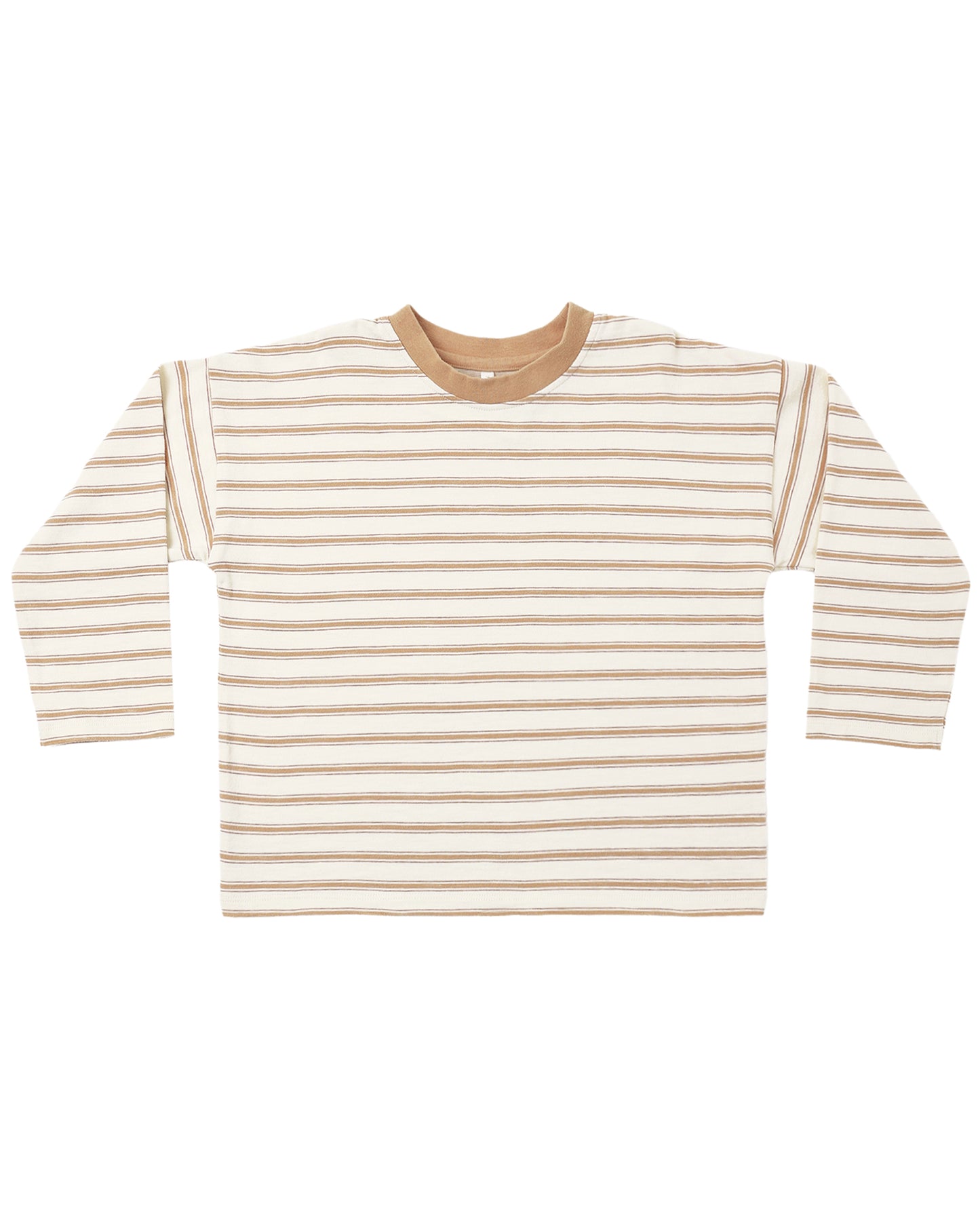 Rylee + Cru Camden Long Sleeve Tee Fawn Stripe