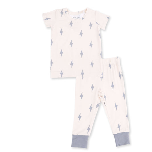 Angel Dear Lightning Bolt Viscose - Short Sleeve Loungewear Set