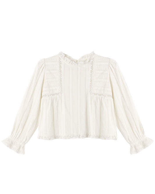 Rylee + Cru Cecile Blouse Natural