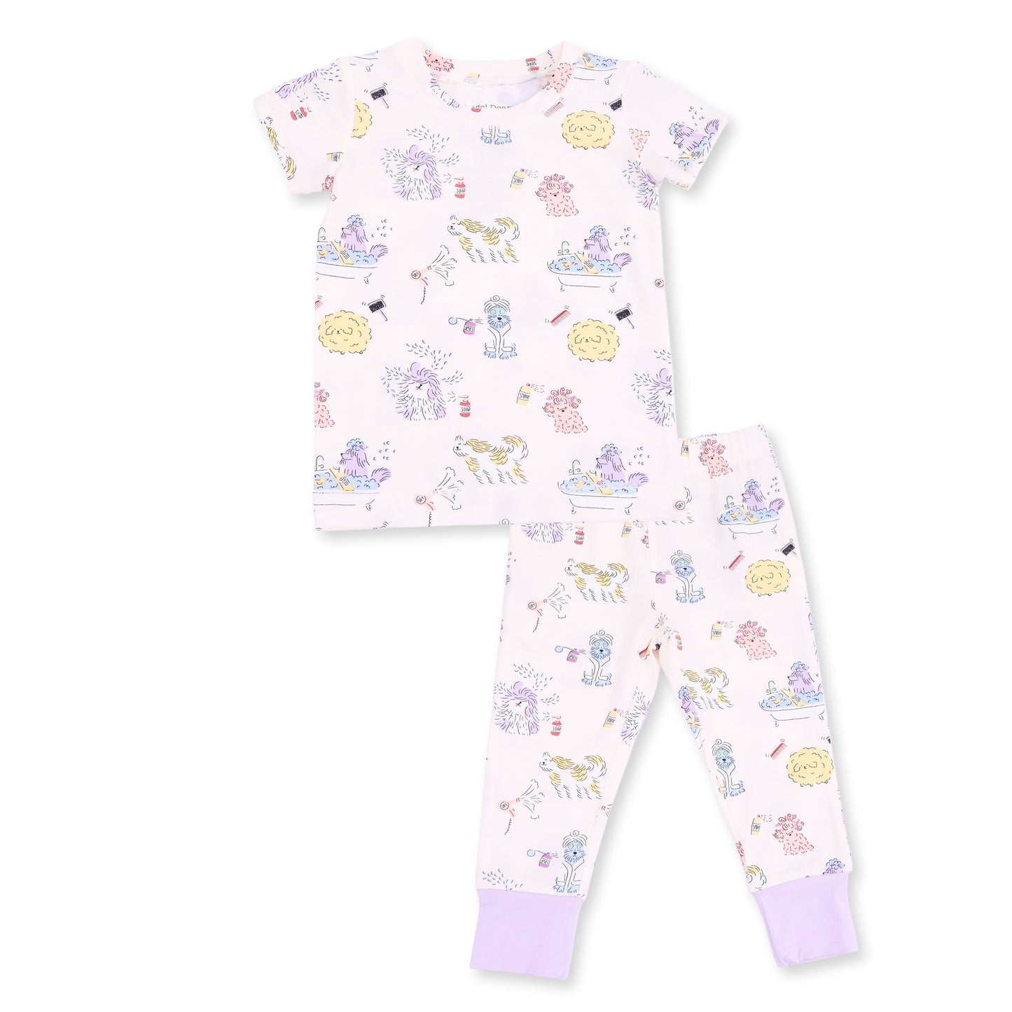 Angel Dear Spa Dogs - Short Sleeve Loungewear Set