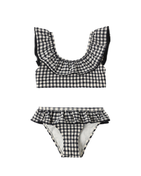 Rylee + Cru Margot Bikini Black Gingham