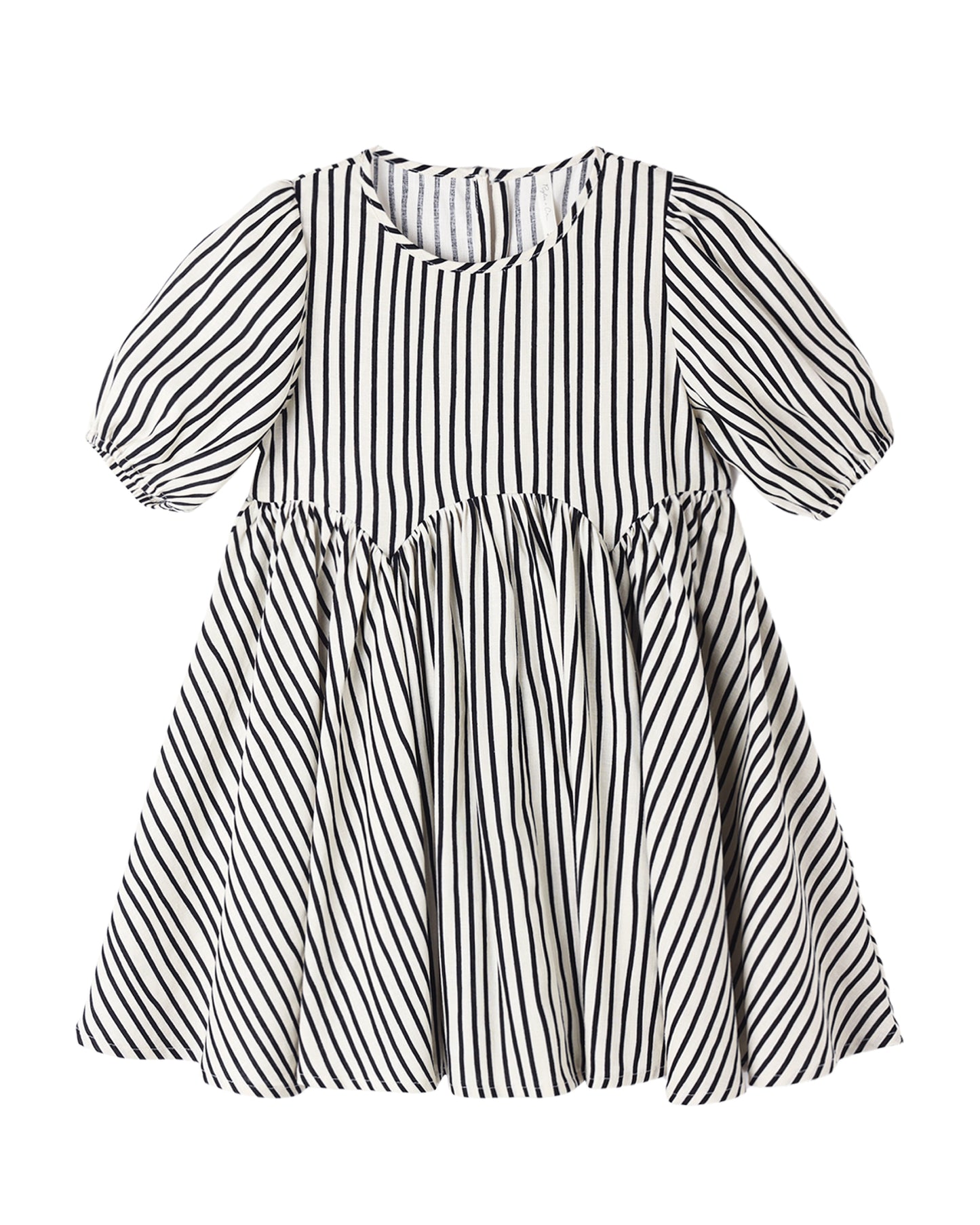 Rylee + Cru Rose Dress Wavy Stripe