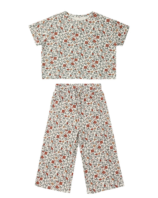 Rylee + Cru Ruthie Set Holiday Floral